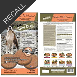 OC Raw Dog Pet Food Recall