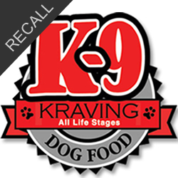 K-9 Kraving Dog Food Recall