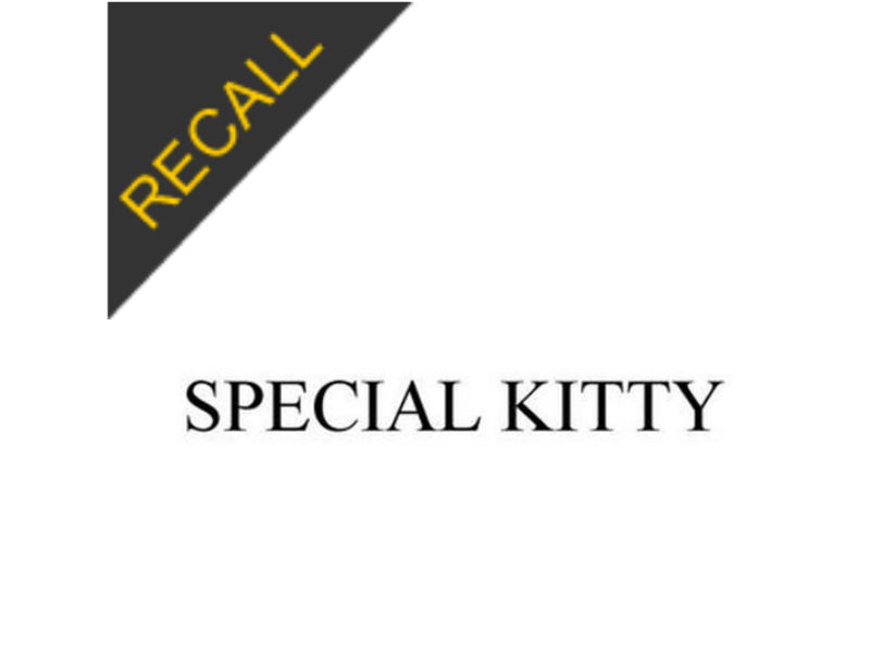Special_Kitty_Recall_2019 Safe Pet Treats Pet Food Safety and Recalls