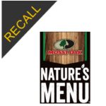 Nature’s Menu Dog Food Recall | August 2020