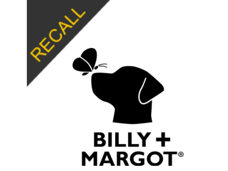 Billy and margot dog food recall best sale