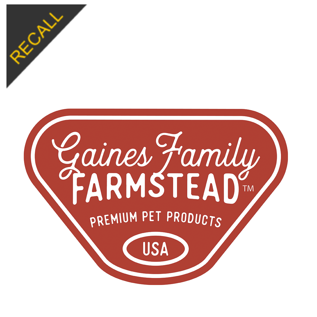 Gaines Family Farmstead Dog Treat Recall November 2024