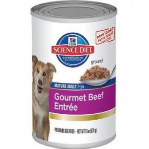 Science Diet Dog Mature Beef Entrée 13 oz.