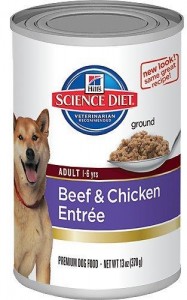 Science Diet Dog Adult Beef & Chicken Entrée 13 oz.